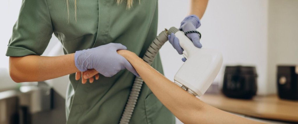 Laser treatment for hand hair removal in Kolkata