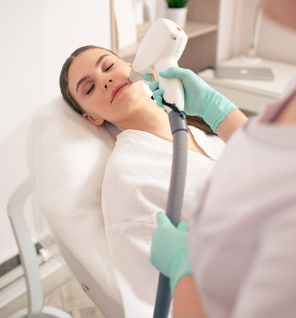 Laser facial hair removal in Kolkata