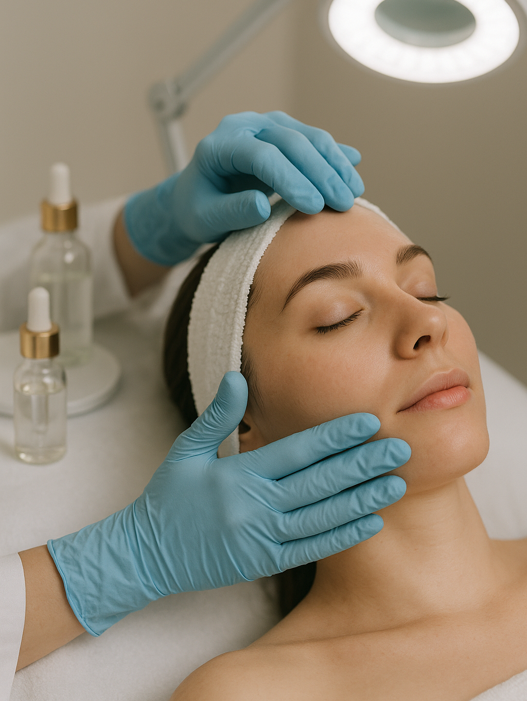 Dermatologist performing skin lightening treatment in Kolkata