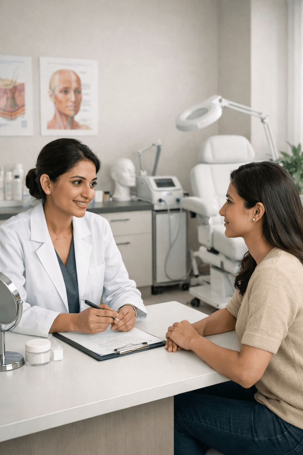 Skin specialist consultation at a Kolkata clinic