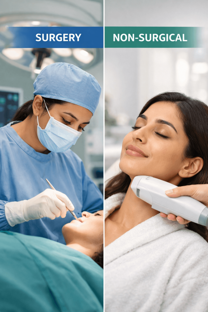 Double Chin Removal Options Surgery vs Non-Surgical Treatments